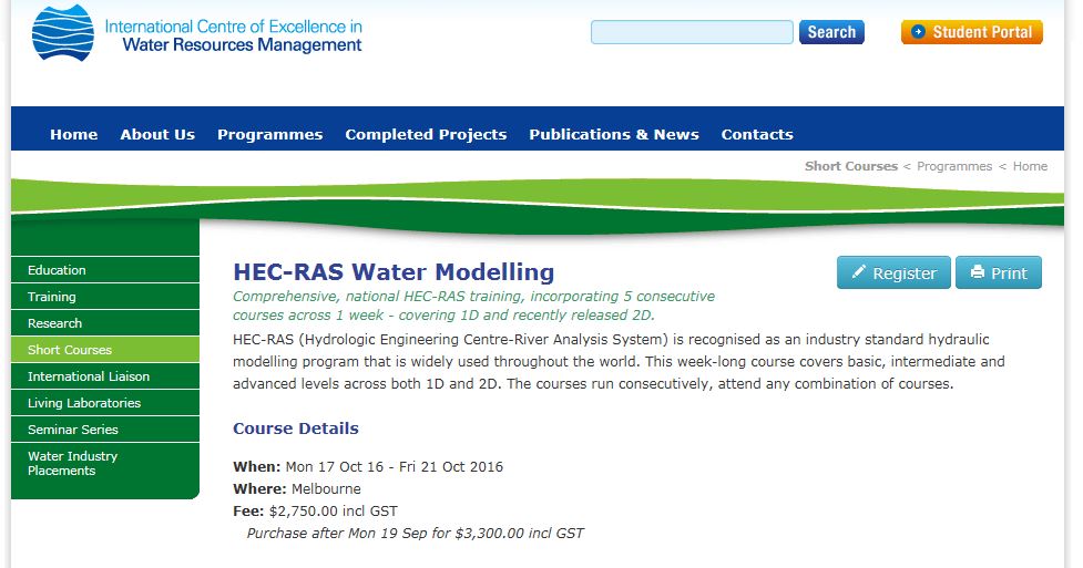 ICE WaRM HEC-RAS Course
